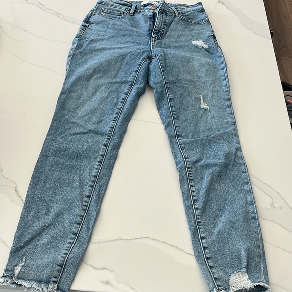 Loft curvy high waist skinny ankle size 4 (27) - Picture 1 of 2